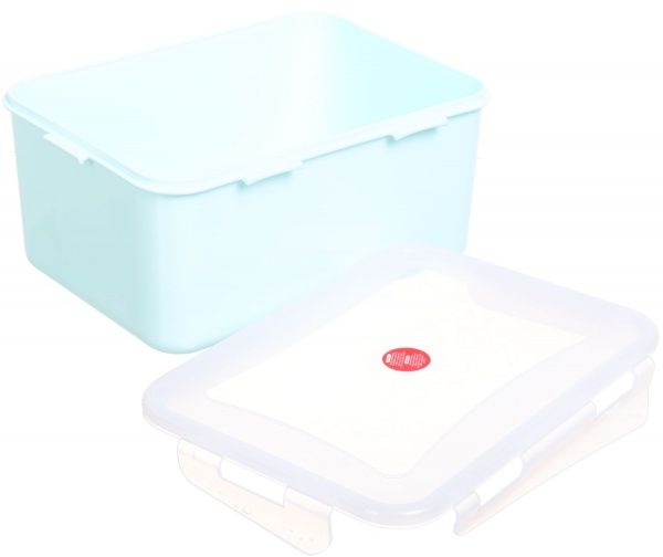 Контейнер Фиеста 4 л прямоугольный салатовый Алеана