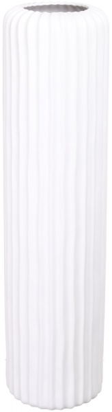 Ваза керамическая белый Киркенес 19,5х78 см