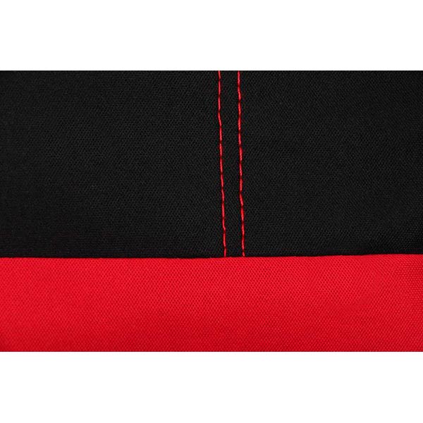 Комплект чехлов на сиденья универсал Auto Assistance TY1842-2 черный с красным