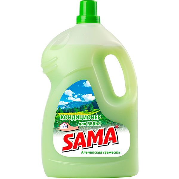 Кондиционер для белья SAMA Альпийская свежесть 4 л