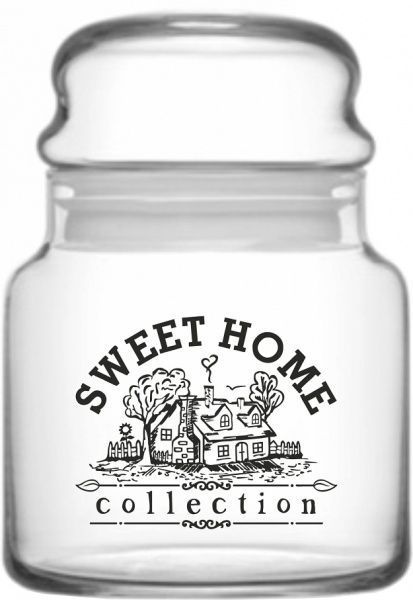 Банка Sweet Home 635 мл 16-0030-0635-4243-00 Glasmark