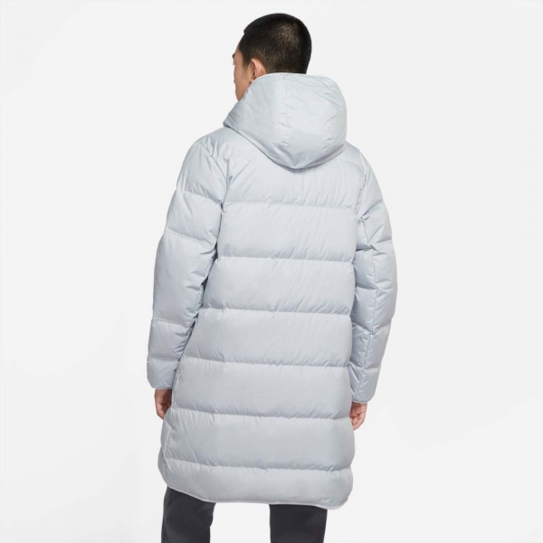 Куртка-парка Nike M NSW SF WINDRUNNER PARKA DD6788-077 р.S світло-сірий