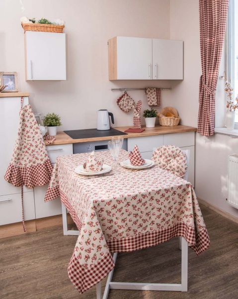 Серветка La Nuit Lucy 40x40 см бордовий 