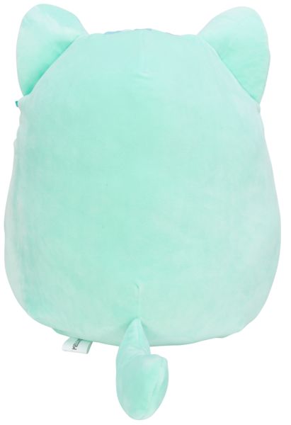 Мягкая игрушка SQUISHMALLOWS Кошечка Карина 20 см голубой с белым 6732751