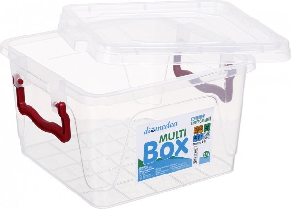 Контейнер для харчових продуктів з кришкою №18 2,4 л DIOMEDEA