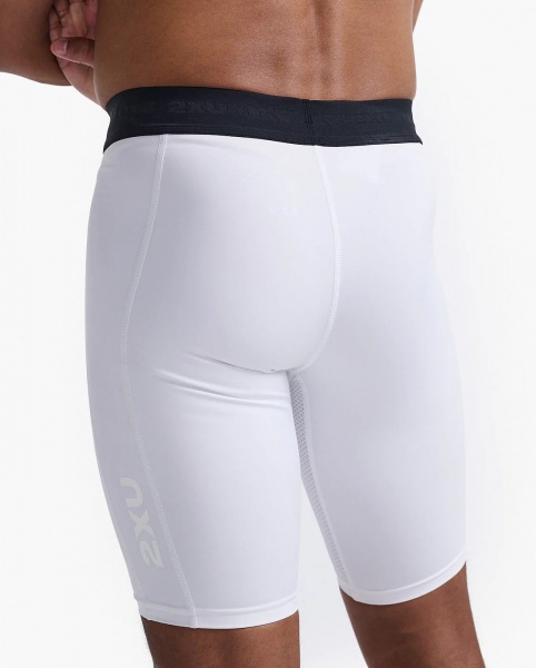 Велосипедки 2XU Base Layer Compression Shorts MA7198b_WHT/WHT р. XL белый