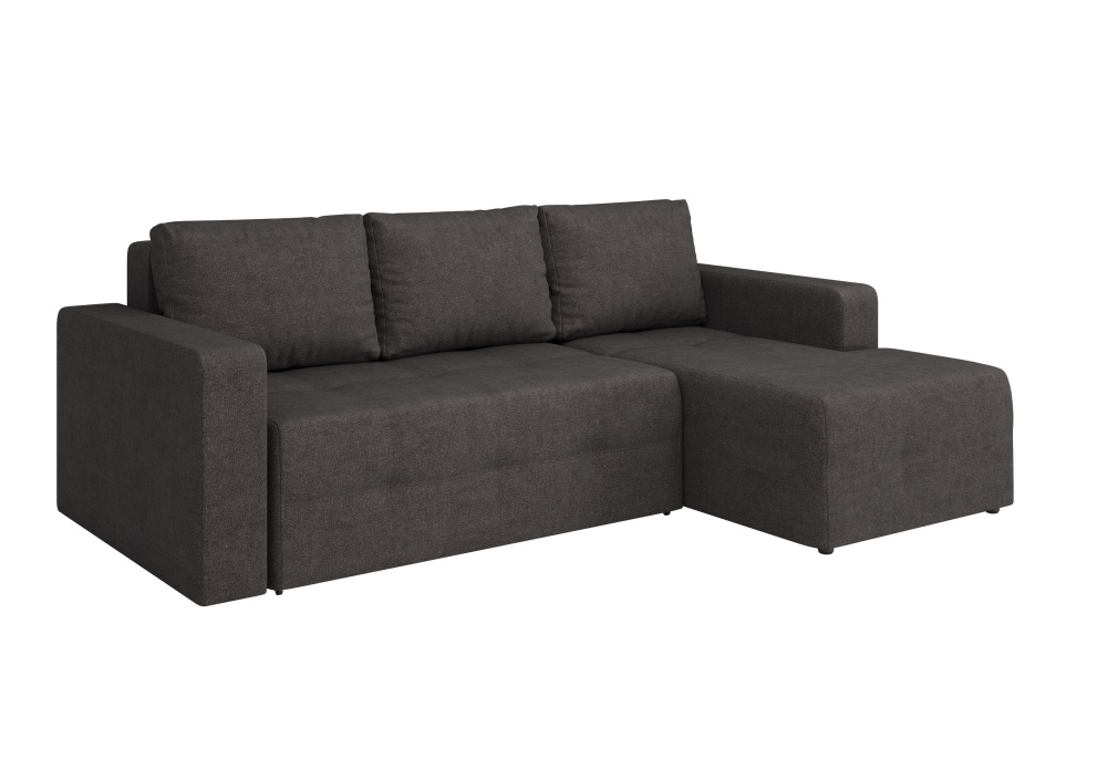 Диван кутовий SOFYNO ТВІСТ Alyaska 05 Shark правий сірий 2300x1500x820 мм