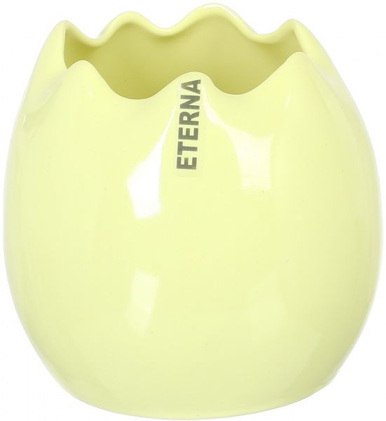 Ваза керамическая желтая 1708-13 Eterna