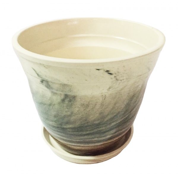 Горщик Флорін мармур 3 л мармур 