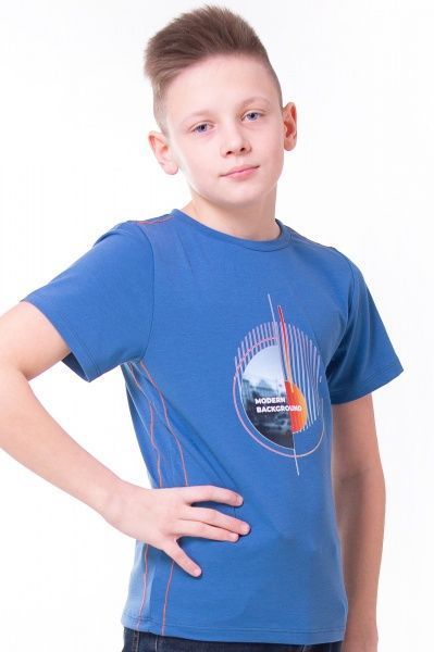 Футболка для хлопчиків KOSTA р.122-128 синій 0136-5 
