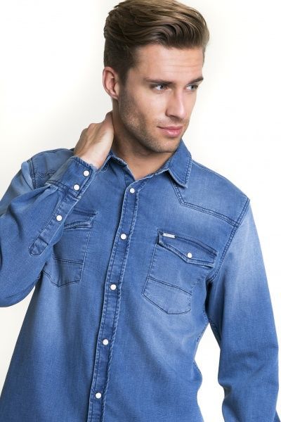 Сорочка BigStar FACELOS 141619290 р. M блакитний