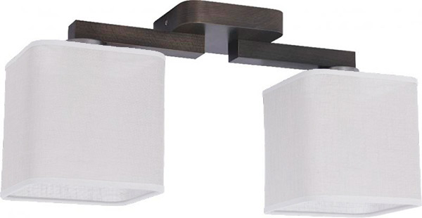 Люстра потолочная TK Lighting Nadia 2x60 Вт E27 дерево 2655 