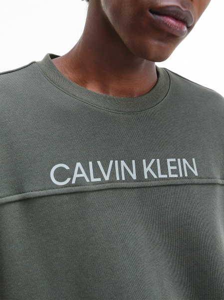 Свитшот Calvin Klein Performance 00GMF1W305-251 р. XL хаки
