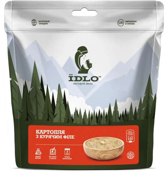 Картопля ЇDLO з курячим філе ID OZMSUS06