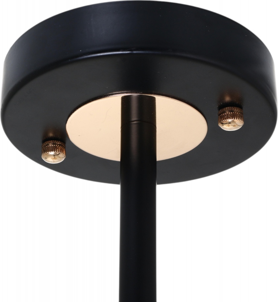 Люстра подвесная Sensio Lion 6x40 Вт E14/E27 черный с золотистым LS-74636/6BG-E2740W