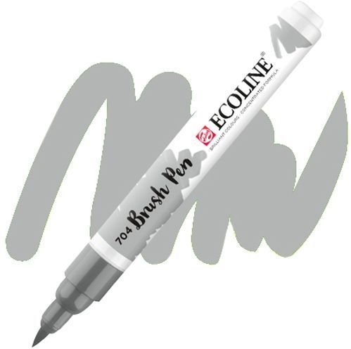 Маркер акварельный Ecoline Talens Brushpen 704 11507040 серый 