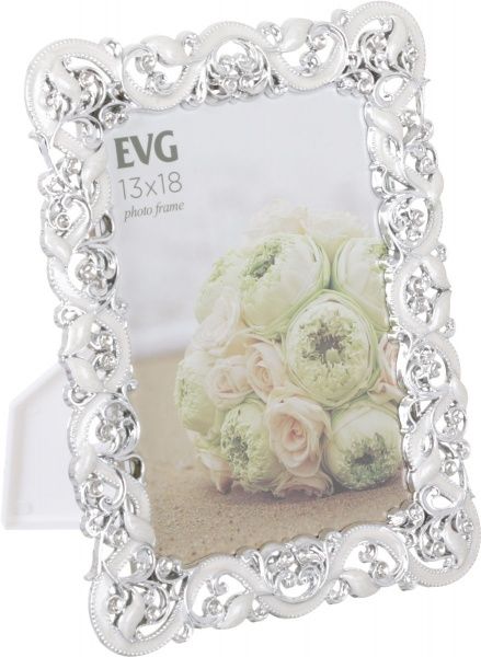 Рамка для фото EVG Shine AS10 13х18 см белый с серебристым 
