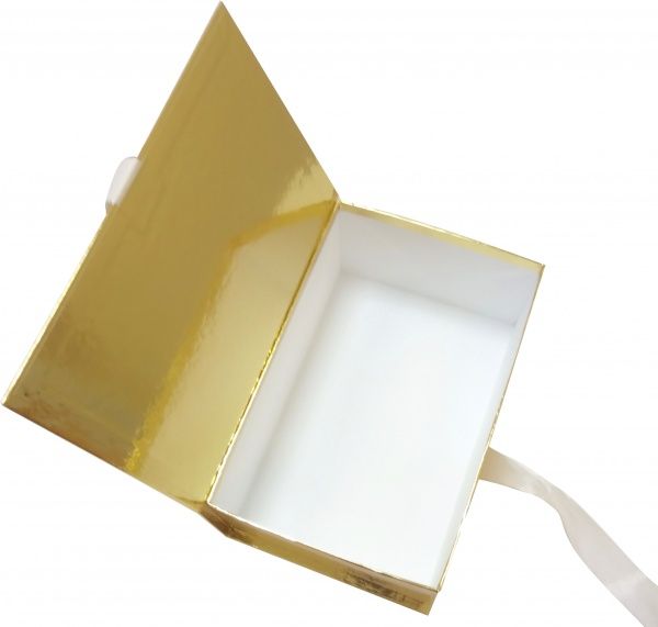 Коробка подарочная FLOCASE 23х15х10 см золото