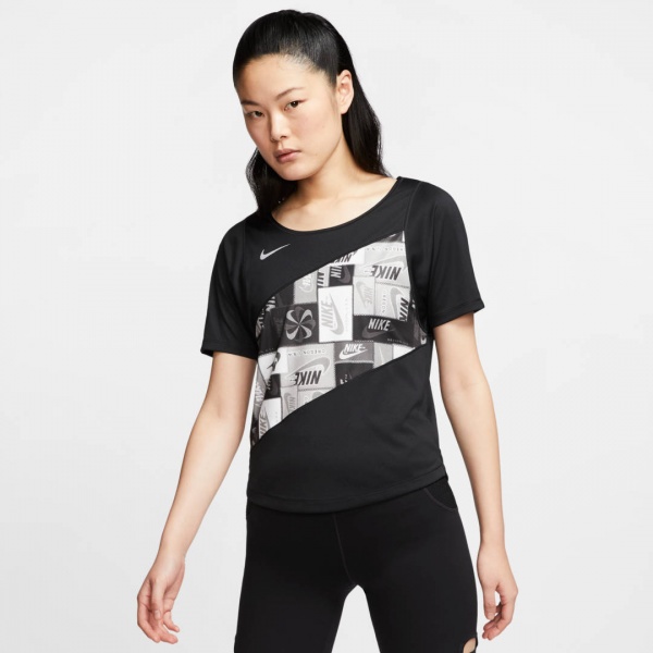 Футболка Nike W NK ICNCLSH TOP SS PR CJ1937-010 р.S чорний