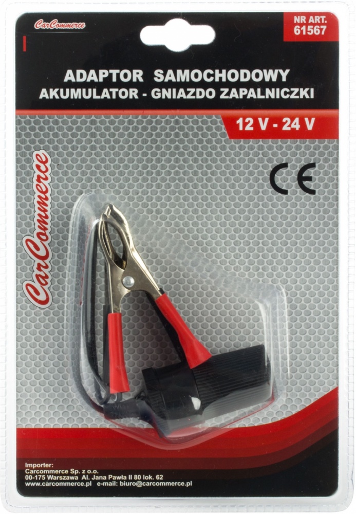 Удлиннитель с гнездом прикуривателя CarComerce 61567