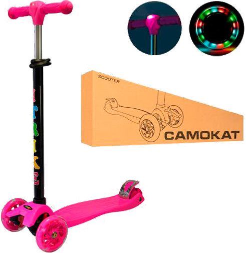 Самокат iTrike Maxi JR 3-003-P-L (JR 3-003L) розовый 