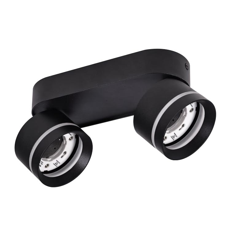 Спот LED CONCEPT SP CAMBER 2xGX53 чорний
