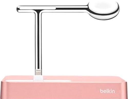 Док-станция Belkin Charge Dock iWatch+Iphone rose/gold (F8J183vfC00) 