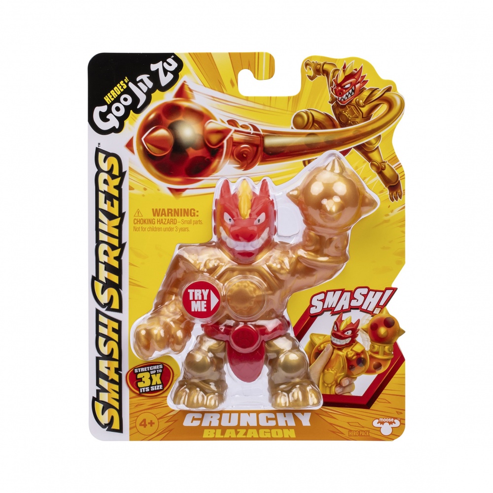 Игрушка-антистресс GooJitZu Герои Гуджитсу Блейзагон (Смеш Страйкерс) 123986