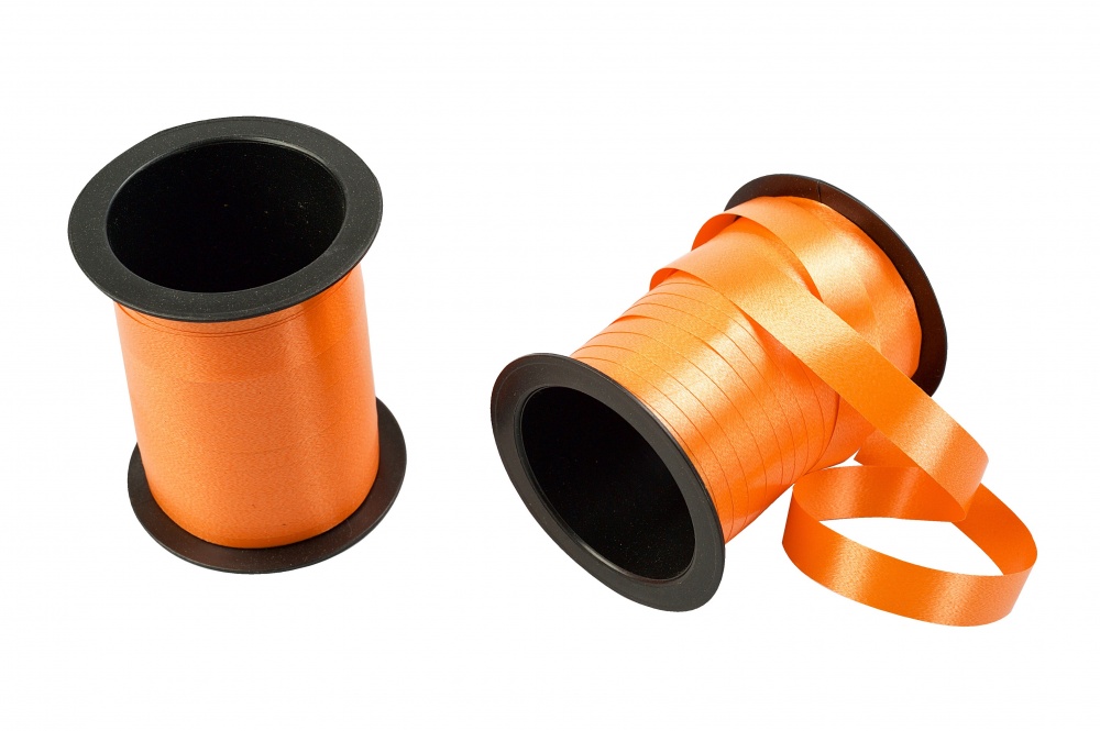 Стрічка Happycom International на катушці однотонна 1 см 3 м жовтий / салатовий / рожевий