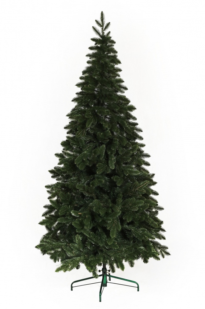 Штучна ялинкаПолтавська РЕ + ПВХ 2,2м, 0459 темно-зелений