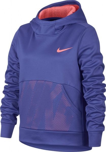 Джемпер Nike G NK THERMA HOODIE PO ENERGY 939536-554 р. M синий