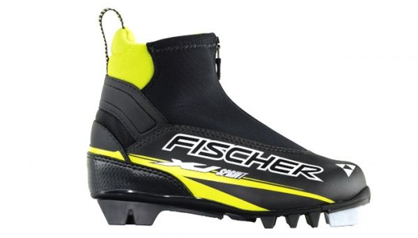 Ботинки для беговых лыж FISCHER XJ Sprint р. 25 S05311 черный с желтым 