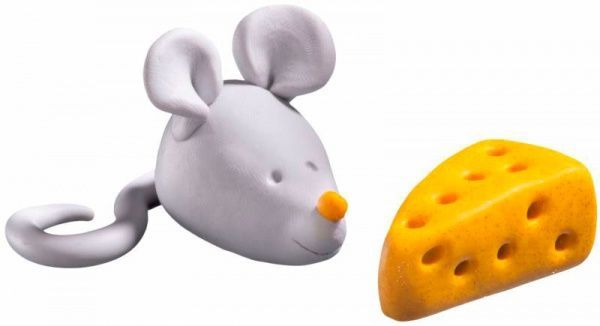 Набір пластики Fimo Веселе мишеня 2 кольори 42 г 