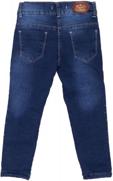 Джинсы Beren Style с бабочкой утепленные р.92-98 2042 