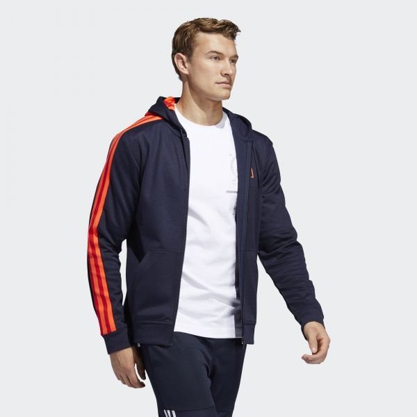 Джемпер Adidas M AAC FZ Hoodie FI4664 р. L темно-синій