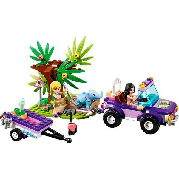 Конструктор LEGO Friends Джунгли: спасение слонёнка 41421