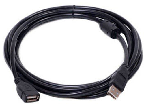 Кабель PowerPlant USB Am – USB Af 5 м (KD00AS1212) USB 2.0 AF – AM, Double ferrites 