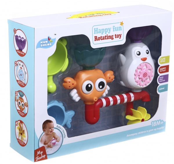 Ігровий набір для купання Esco Водоспад пінгвін 200505855