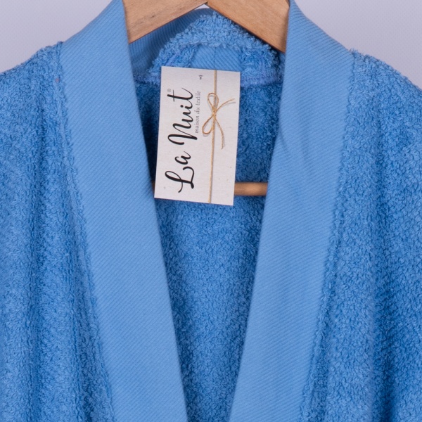 Халат махровый La Nuit Rice Galaxy р. XXL голубой 