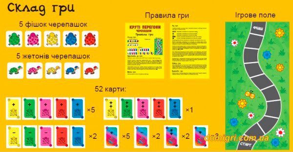 Игра настольная Arial Круті перегони черепашок (укр.)