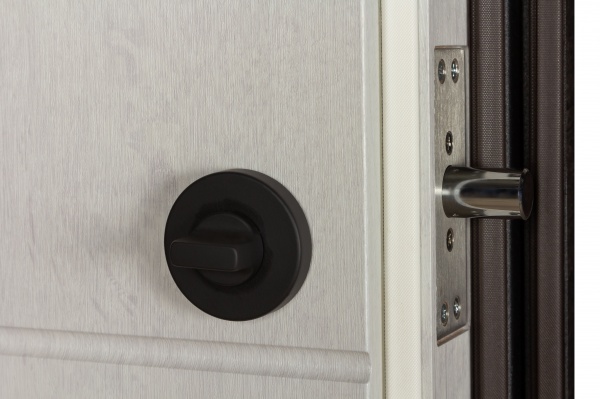 Двері вхідні Булат К-8 (квадро) 539/237 mamba morion / рустик авиньйон блан 2050x850 мм праві