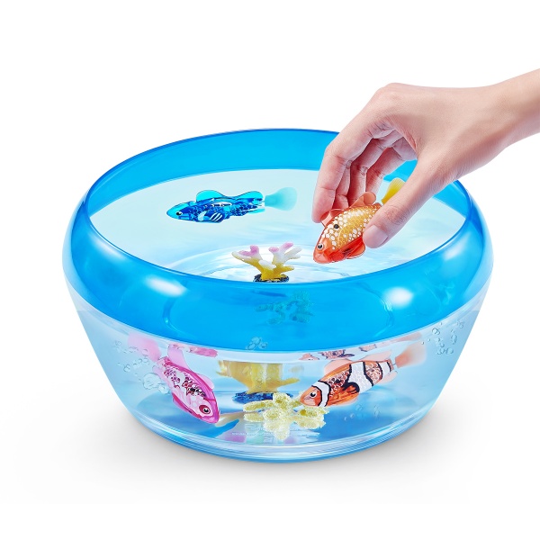 Іграшка інтерактивна ROBO ALIVE S3 Роборибка (блакитна) 7191-3