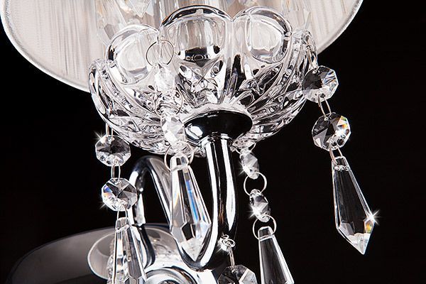 Бра Strotskis Amaryllis 1x40 Вт E14 хром/білий 2045/1 