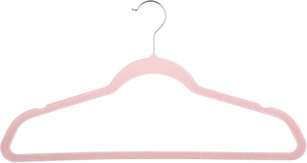 Набір вішалок Vivendi Velvet рожеві 12 шт.
