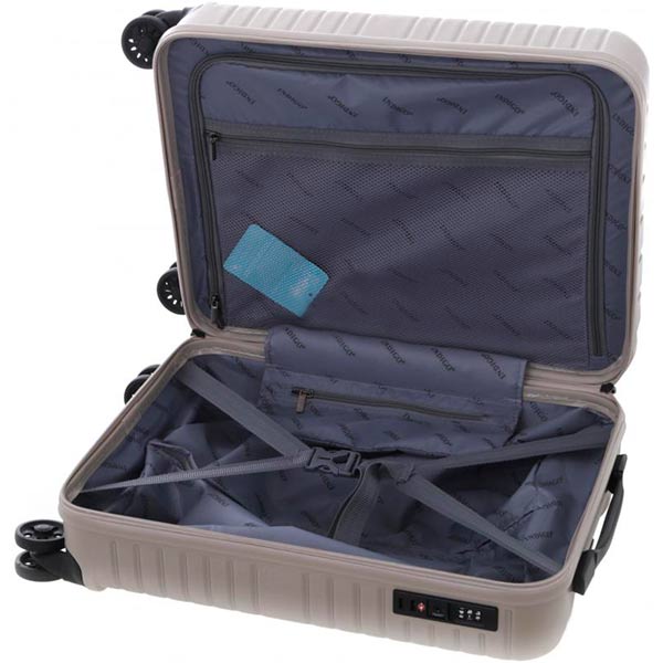 Валіза Indigo 19104 60 л сірий 60х43х26 см 