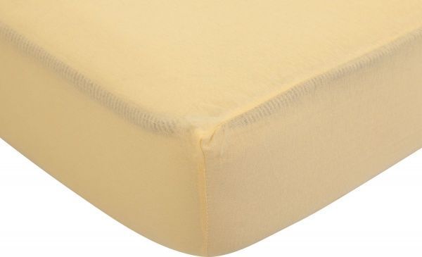 Простынь на резинке 180x200 см желтый UP! (Underprice) 