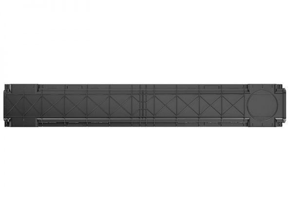 Лоток Ecoteck Lite 100h56 з пластиковою решіткою кл. А15 (чорна)