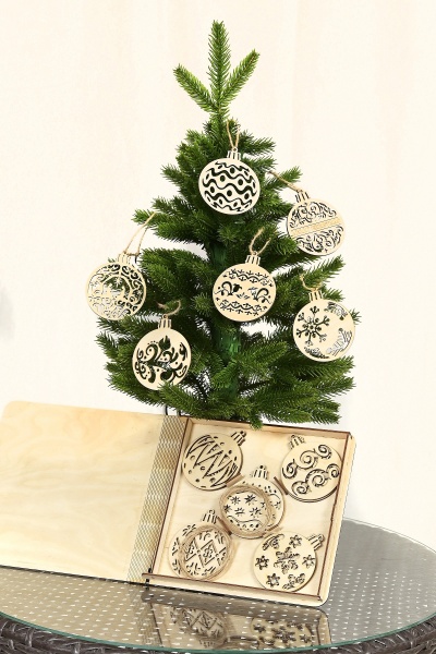 Набор подвесок Новый Год 22 см 8739