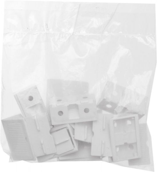 Уголок монтажный 01 двойной белый 10 шт