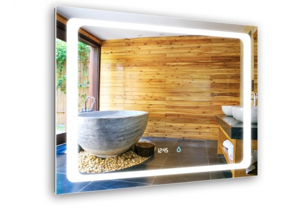 Дзеркало з вбудованим підсвічуванням Aquarius Modena 80 